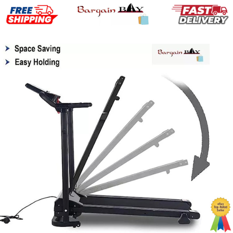 Gym Electric Treadmill Folding 9% Incline Running Machine with Home Motorized