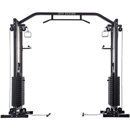 GYM MASTER 180Kg Cable Crossover Machine Equipment Pull up Multi Station Cage