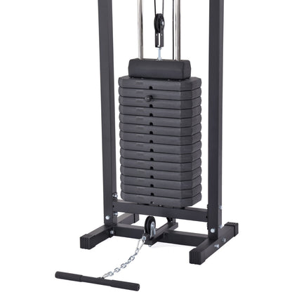 GYM MASTER 180Kg Cable Crossover Machine Equipment Pull up Multi Station Cage