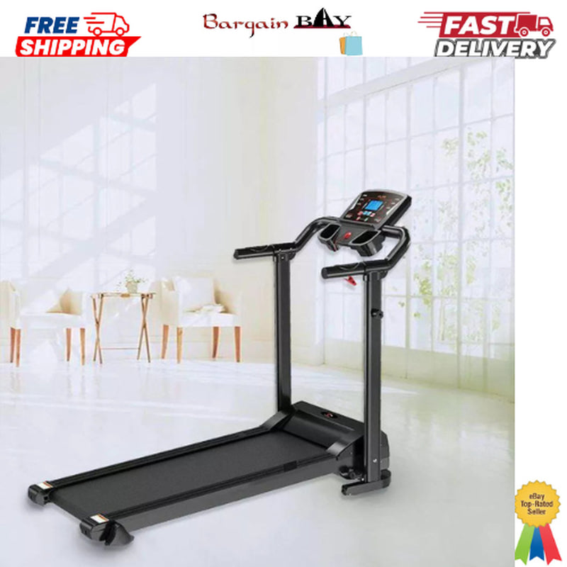 Gym Electric Treadmill Folding 9% Incline Running Machine with Home Motorized
