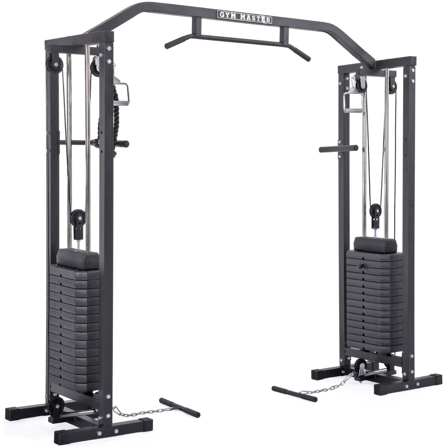 GYM MASTER 180Kg Cable Crossover Machine Equipment Pull up Multi Station Cage