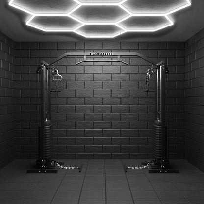 GYM MASTER 180Kg Cable Crossover Machine Equipment Pull up Multi Station Cage